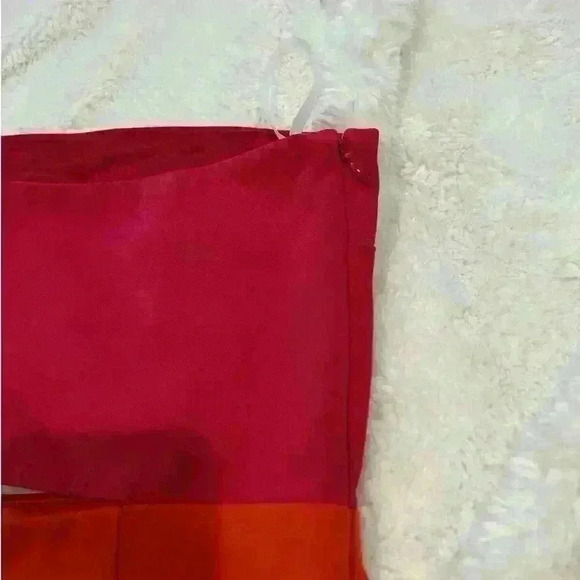 NWT Lovers and Friends Rowan One Shoulder Cut Out Mini Dress Pink Orange SZ XS - Picture 6 of 6